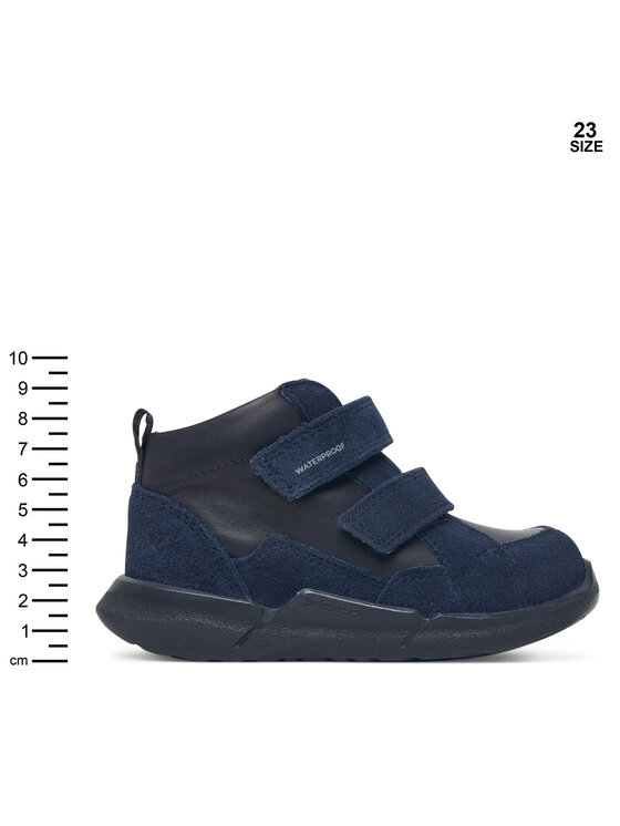 ECCO ECCO Šnurovacia obuv Biom 2.2 Infant 71080151117 Tmavomodrá