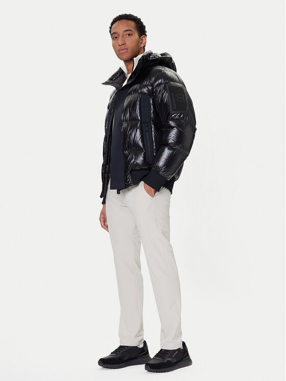 BOSS BOSS Vatovaná bunda Hysolite 50544323 Čierna Regular Fit