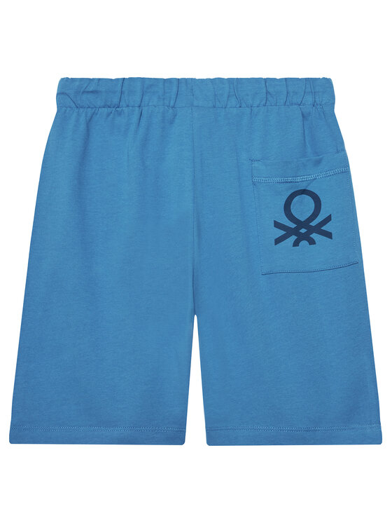 United Colors Of Benetton United Colors Of Benetton Športne kratke hlače 3BL0C903L Modra Regular Fit