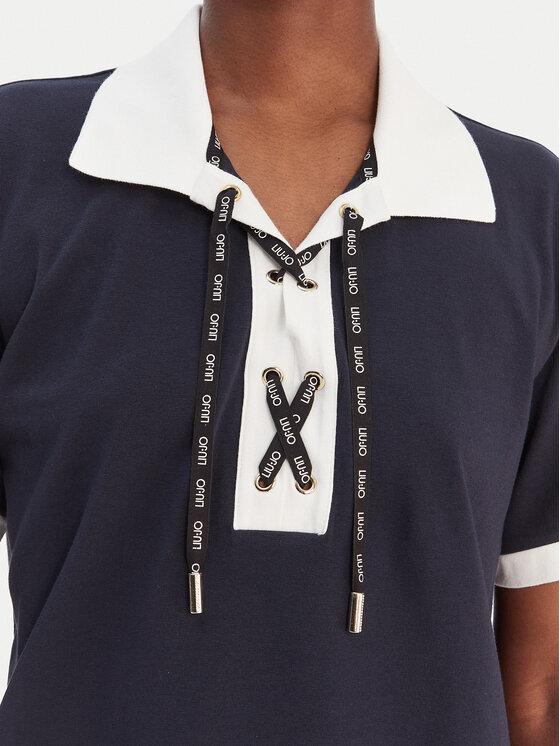 Liu Jo Sport Liu Jo Sport Majica TA6176 JS003 Mornarsko modra Regular Fit