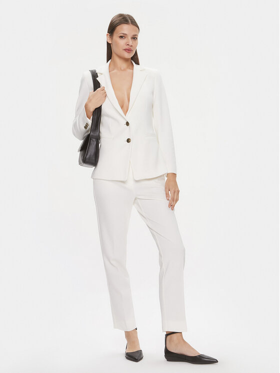 Marella Marella Marynarka Lia 2413911024 Biały Regular Fit