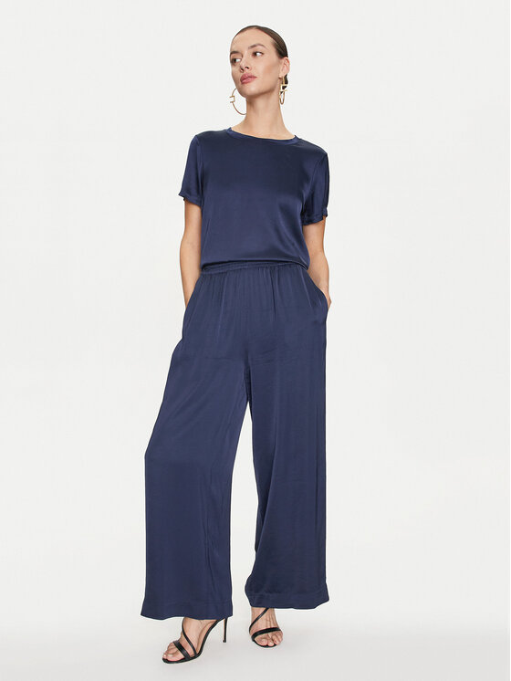 ViCOLO ViCOLO T-särk TB0040 Tumesinine Regular Fit