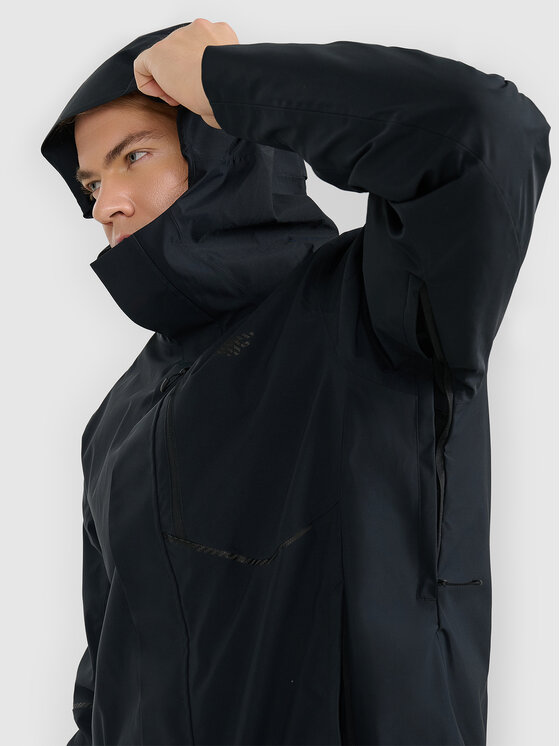 4F 4F Kurtka wielofunkcyjna HALNY Czarny Regular Fit