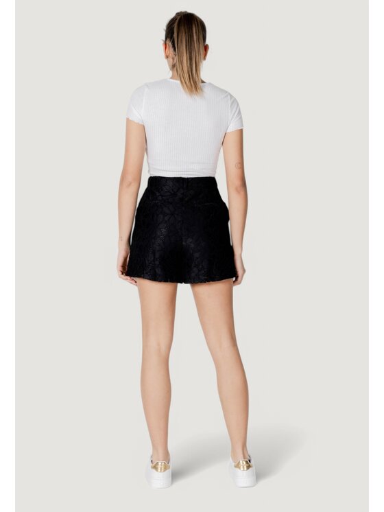 Desigual Desigual Pantaloncini SHORT_LACE Nero Short Fit
