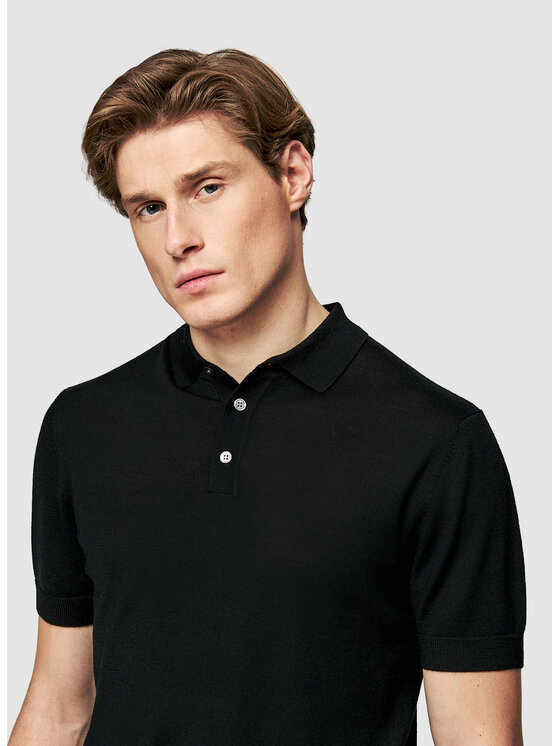 Pako Lorente Pako Lorente Polo P26SP-TX-011 Czarny Classic Fit