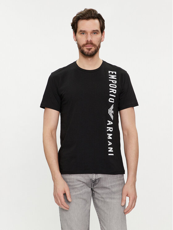 Emporio Armani Underwear Tricou 211818 4R479 00020 Negru Regular Fit