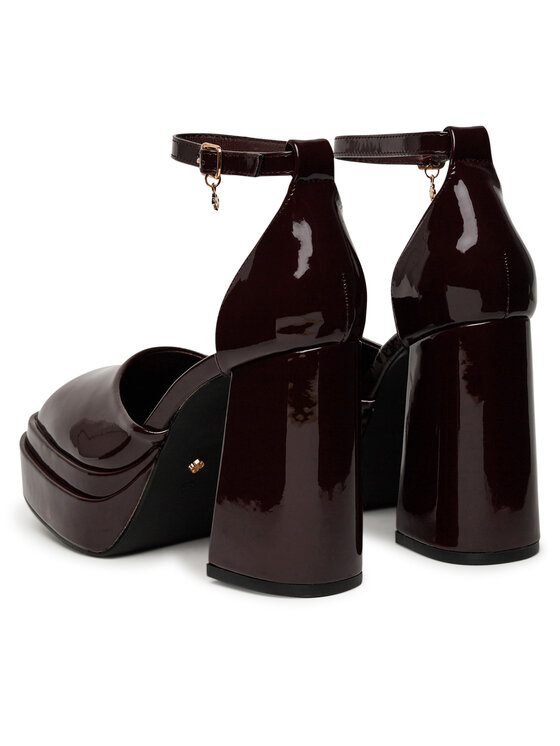 DeeZee DeeZee Nizki čevlji LW85478-6 Bordo rdeča
