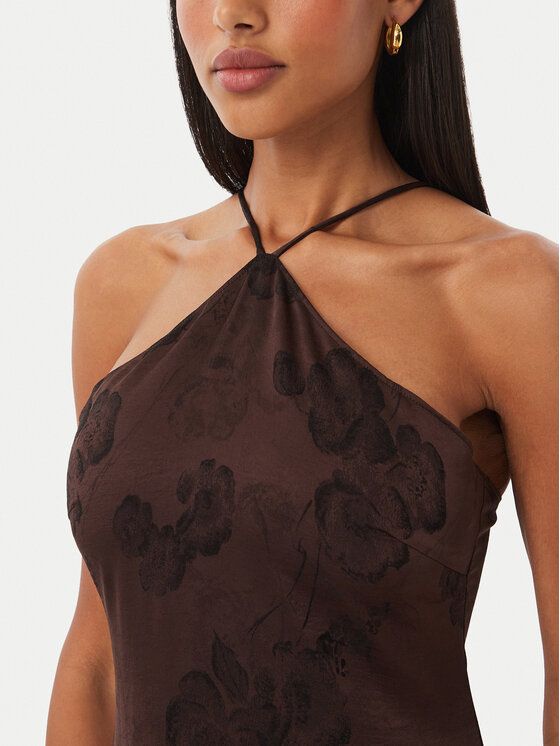 Vero Moda Vero Moda Coctailkleid Tathiana 10355696 Dunkelbraun Regular Fit
