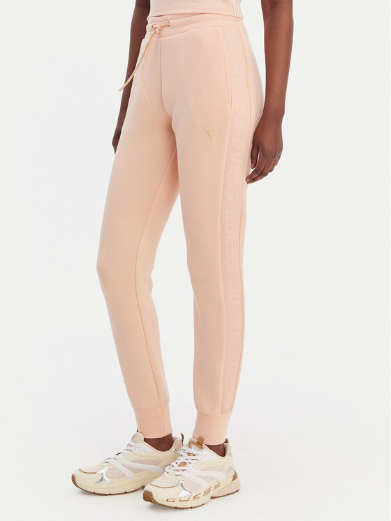 Guess Pantaloni trening V2YB18 K7UW2 Portocaliu Regular Fit