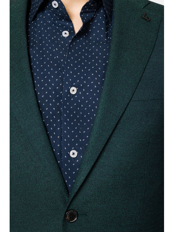Lancerto Lancerto Garnitur Richmond GA073123000001 Zielony Slim Fit