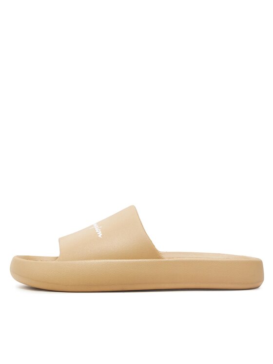 Champion Champion Šľapky Soft Slipper Slide S22255-CHA-MS041 Béžová