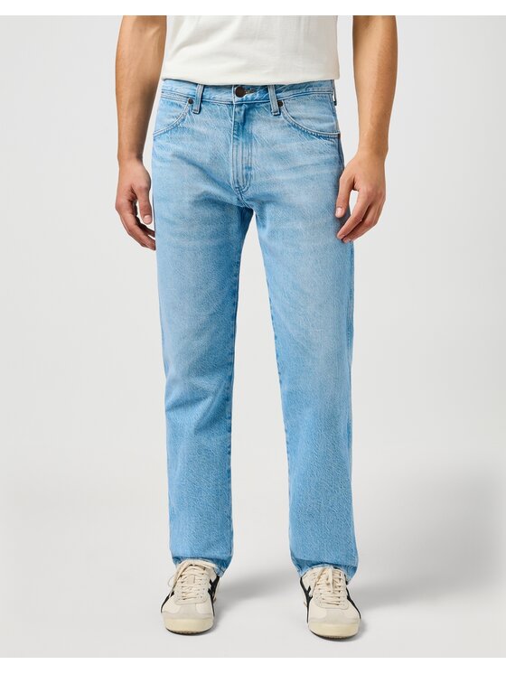 Wrangler Wrangler Jeansy Frontier Niebieski Straight Leg