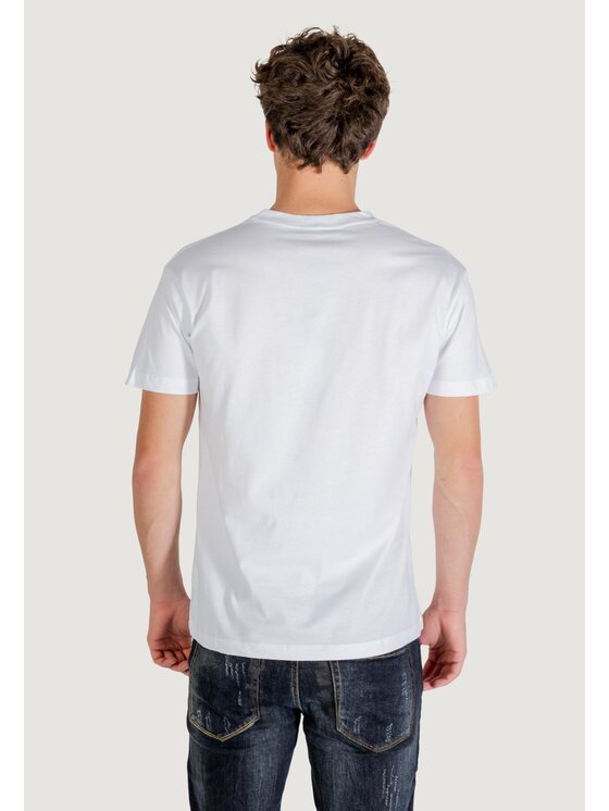 The Bomber The Bomber T-shirt Logo Bianco Shirt Fit