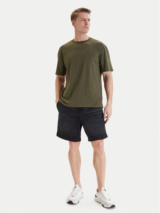 Guess Jeans Guess Jeans Džinsiniai šortai M6GD35 D8003 Juoda Relaxed Fit