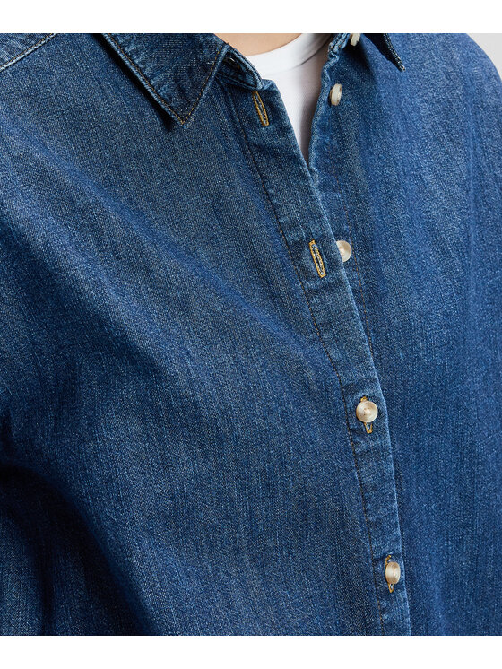 Lee Lee Koszula jeansowa 112385725 Niebieski Relaxed Fit