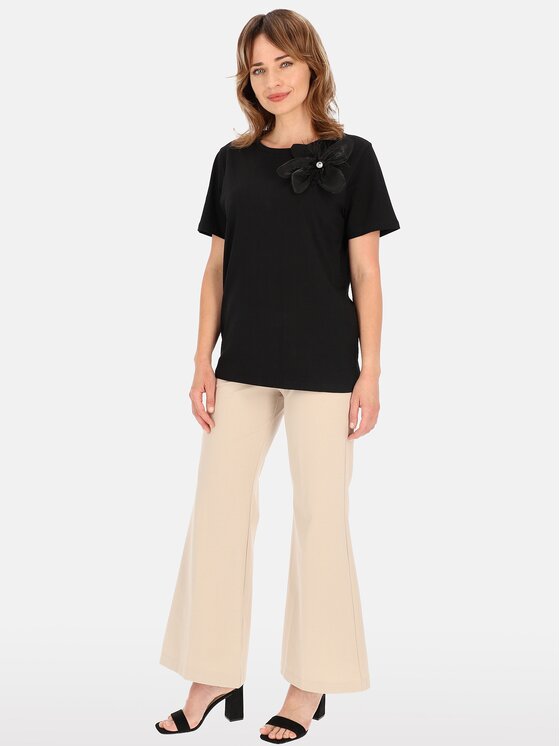 Perso Perso T-Shirt TCE245000F Černá Regular Fit