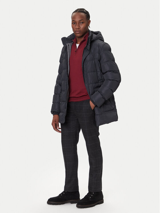 Geox Geox Winterjacke Leitan M5628B T3266 F9112 Schwarz Regular Fit