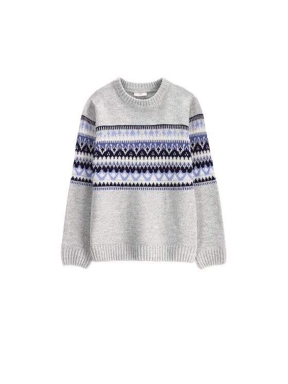 Coccodrillo Coccodrillo Sweter ZC6172101WBJ-019 Szary Regular Fit