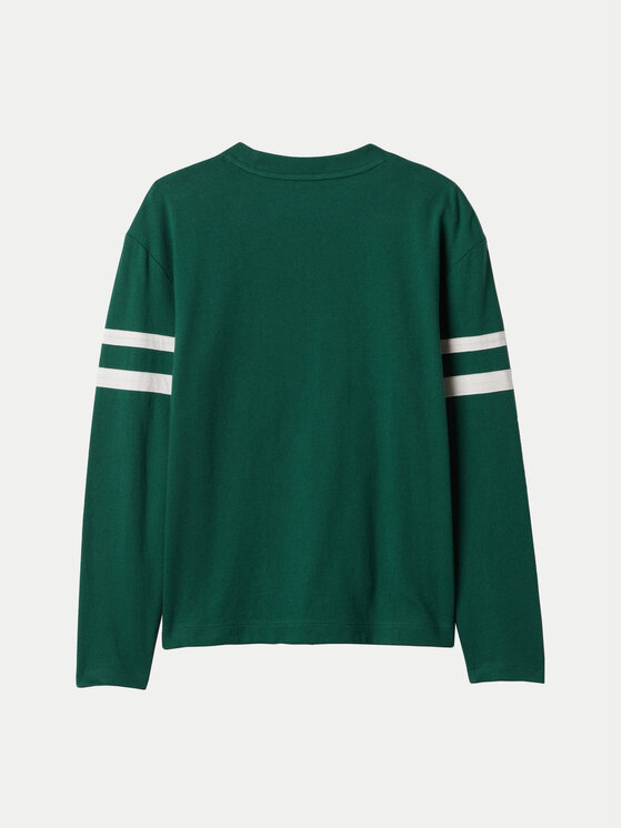 Gap Gap Bluzka 490175-03 Zielony Regular Fit