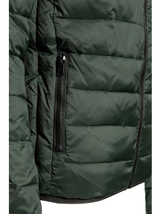 Wrangler Wrangler Kurtka przejściowa BOMBER Zielony Regular Fit