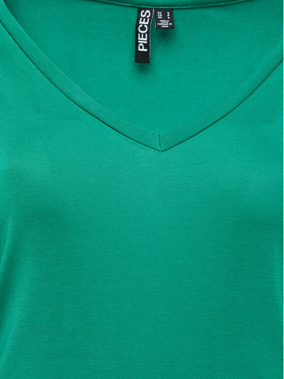 Pieces Pieces T-krekls 17095260 Zaļš Regular Fit