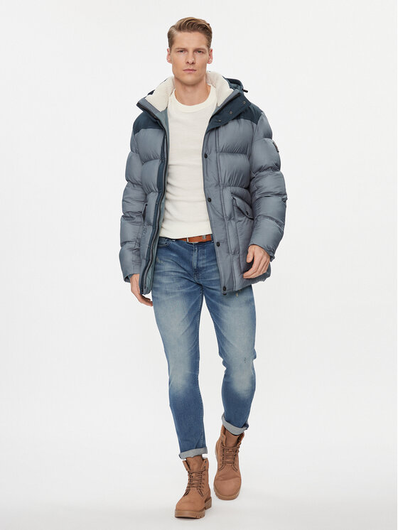 BOSS BOSS Žieminė striukė Oneon-W 50498224 Mėlyna Relaxed Fit