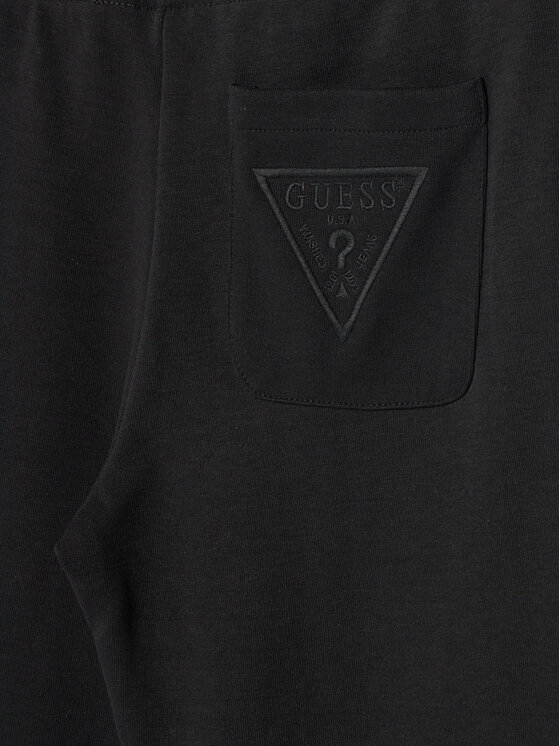 Guess Guess Спортивний костюм L5RG00 KCCH0 Чорний Regular Fit