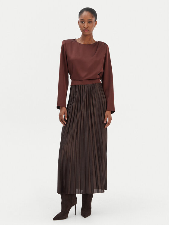 Rinascimento Rinascimento Блузка CFC0126404003 Коричневий Regular Fit