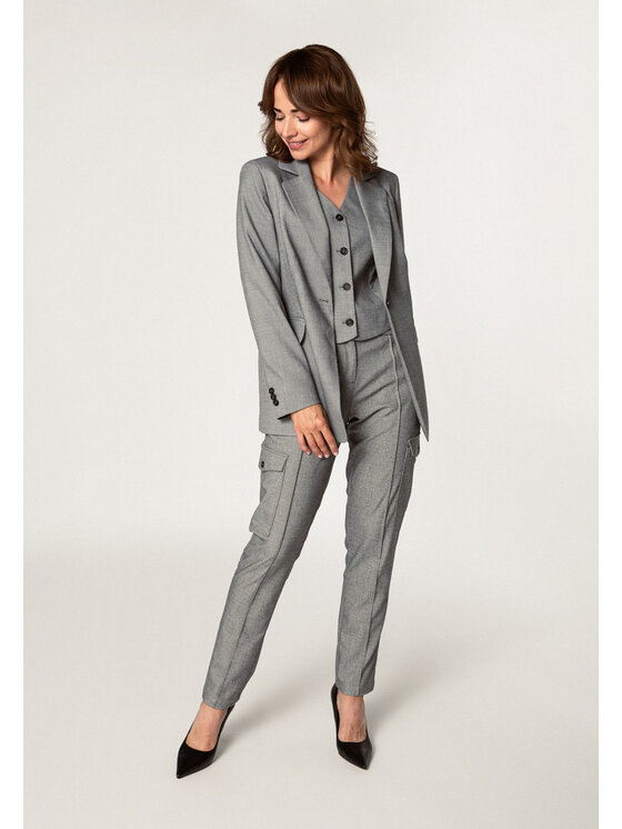 QUIOSQUE QUIOSQUE Sako ML 0923Z1 Šedá Regular Fit