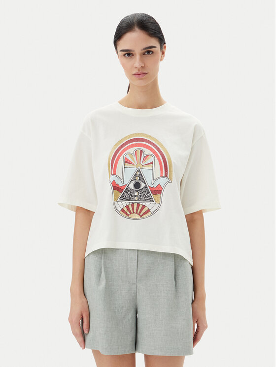 JDY JDY T-Shirt Carla 15341561 Bílá Regular Fit
