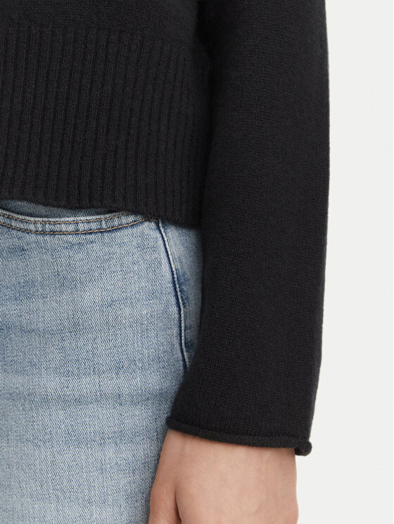 Tommy Hilfiger Tommy Hilfiger Sweter WW0WW51432 Czarny Regular Fit