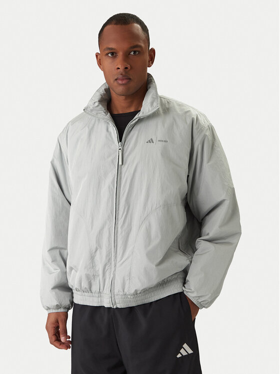 adidas adidas Prijelazna jakna Moon Boot JM8923 Siva Loose Fit