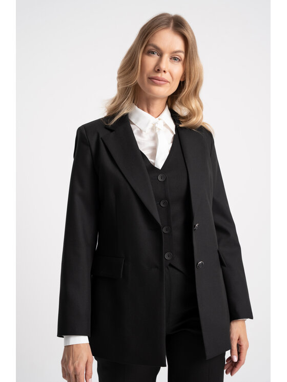 CLICK CLICK Σακάκι 70-997 Μαύρο Regular Fit