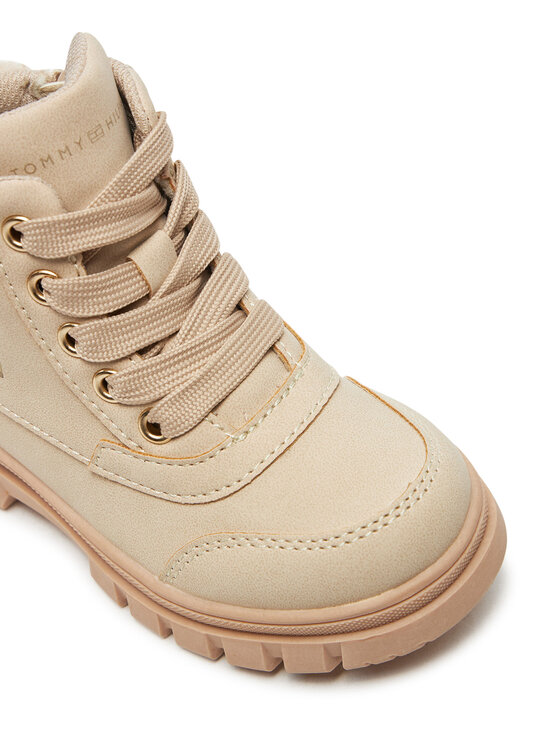 Tommy Hilfiger Tommy Hilfiger Planinarske cipele Lace-Up Bootie T1A5-33597-1628 M Bež