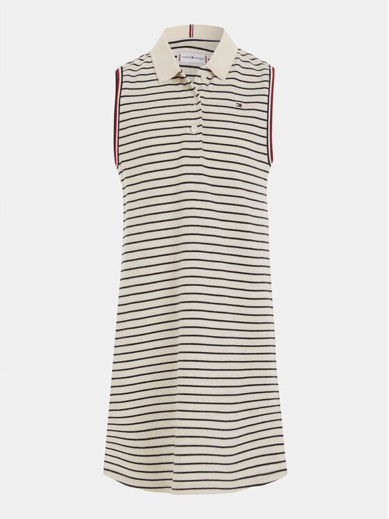 Tommy Hilfiger Tommy Hilfiger Ljetna haljina Classic KG0KG07980 Bež Regular Fit