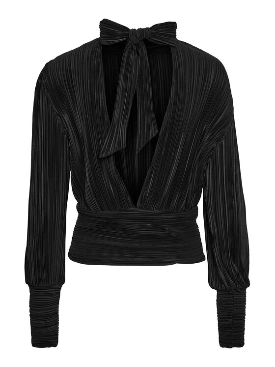 Vero Moda Vero Moda Bluzka 10295544 Czarny Regular Fit