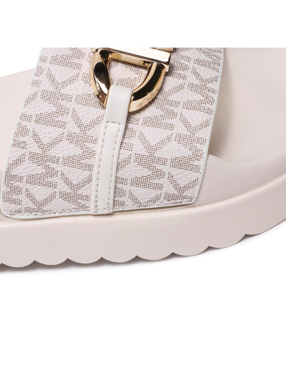 MICHAEL Michael Kors MICHAEL Michael Kors Plätud Tyra Slide 40T1TRFA1B Beež