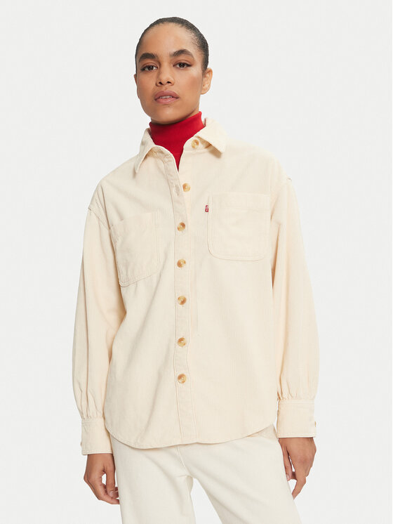 Levi's Košeľa Orion A8691-0011 Écru Regular Fit