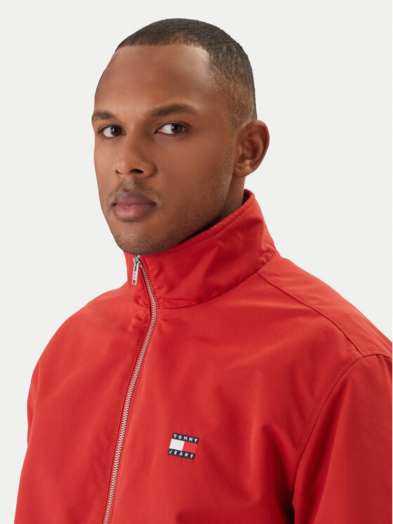 Tommy Jeans Tommy Jeans Prehodna jakna Essential DM0DM22720 Rdeča Regular Fit