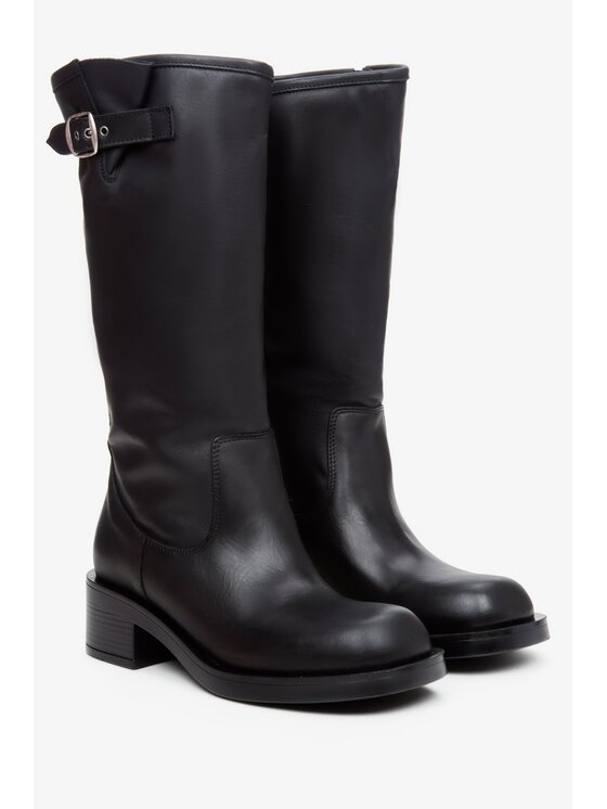 Estro Estro Členková obuv ER00113611 Čierna