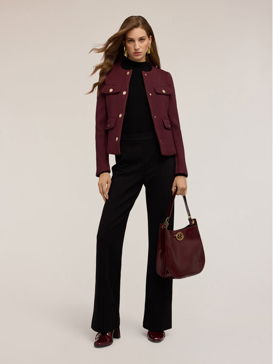 Motivi Motivi Giubbotto piumino R182Q001069N036 Bordeaux Regular Fit