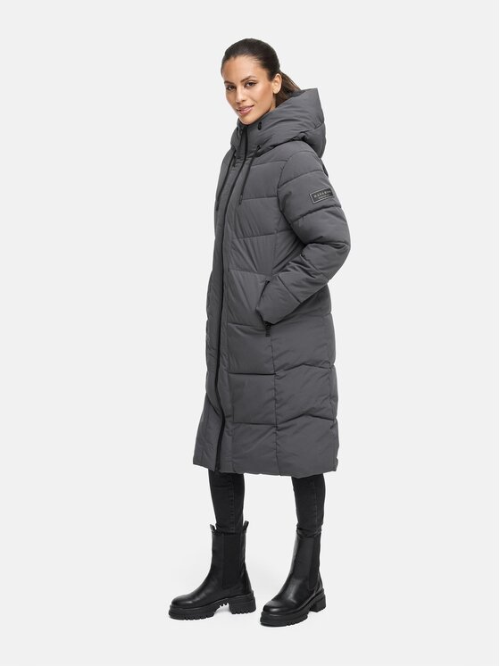 Navahoo Navahoo Kurtka zimowa Schokokuss Szary Regular Fit