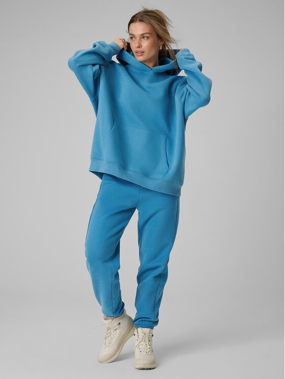 4F 4F Spodnie dresowe 4FRSS26TTROF1724-32S Granatowy Jogger Fit