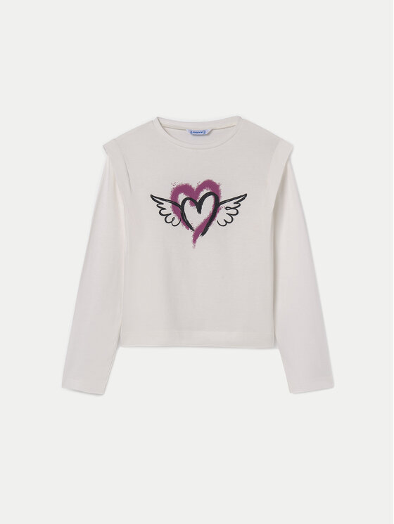 Mayoral Mayoral Bluse 7012 Écru Regular Fit