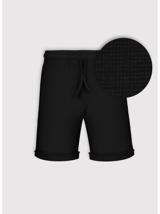 Pako Lorente Pako Lorente Szorty materiałowe P26SF-WS-013 Czarny Classic Fit
