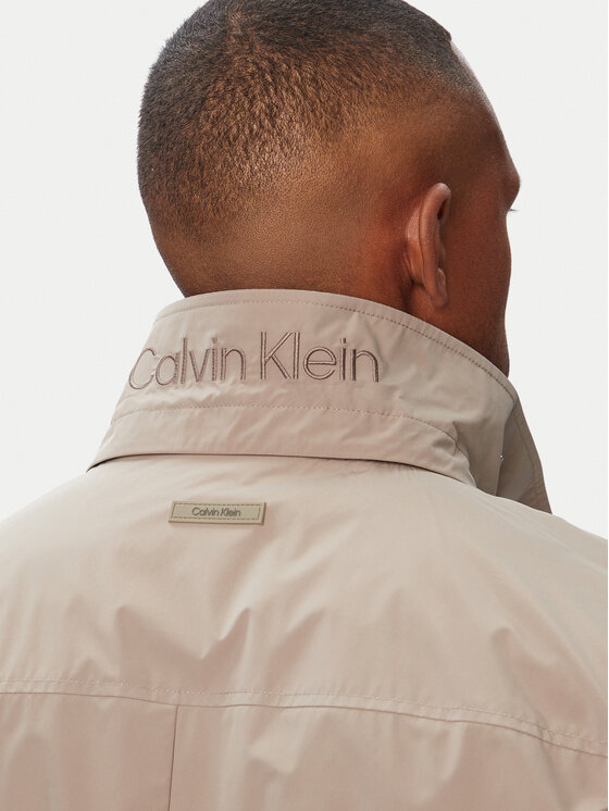 Calvin Klein Jeans Calvin Klein Jeans Prechodný kabát LV04LG505G Tmavo béžová Regular Fit