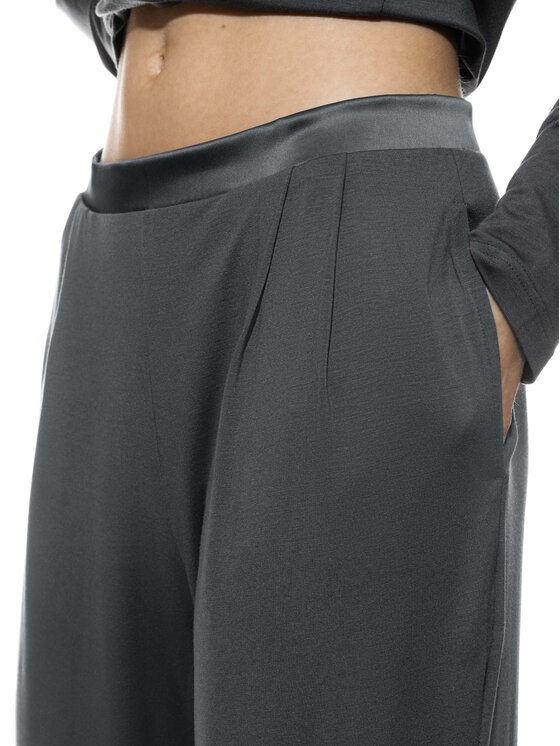 Mey Mey Spodnie damskie 1220023 Szary Relaxed Fit