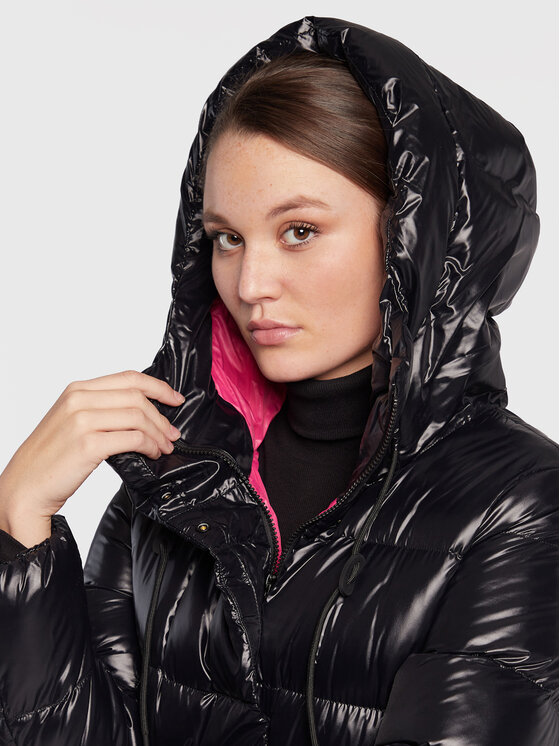 Add Add Pernata jakna 6AW775 Crna Regular Fit