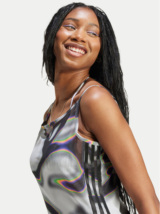 adidas adidas Повсякденна сукня Pride Mesh IZ4890 Кольоровий Slim Fit