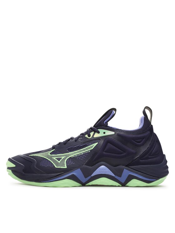 Mizuno Mizuno Взуття у спортзал Wave Momentum 3 V1GA2312 Голубий